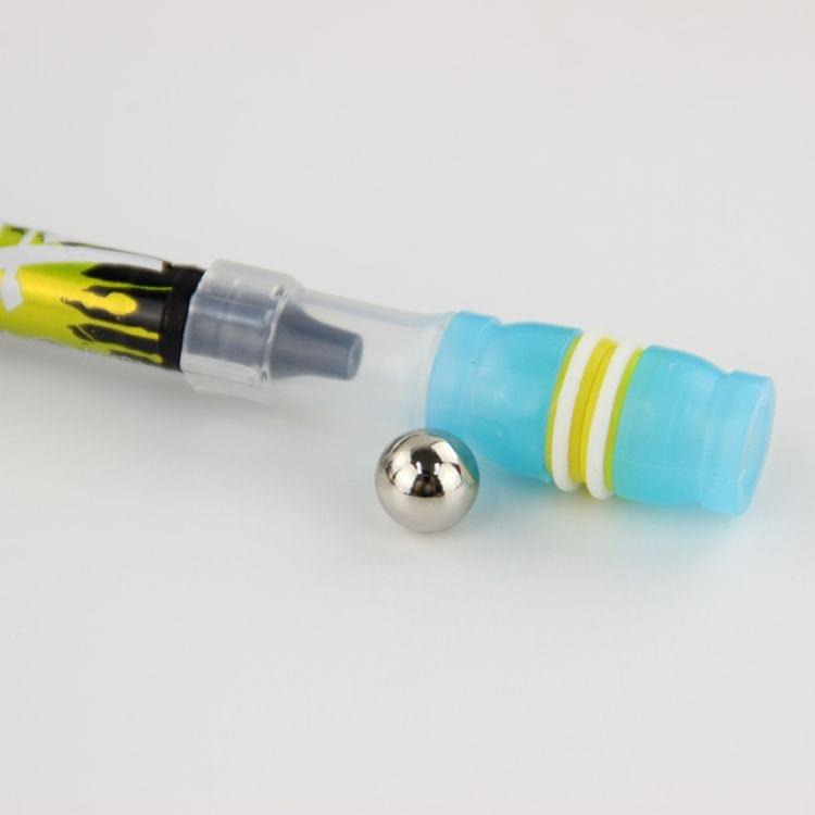 3 PCS Cool Spinning Pen Rotating Gaming Ballpoint Pen Non Slip Coated Spin Rolling Pen Blue Ink Refill Matting Finger Playing Pen Random Color Delivery