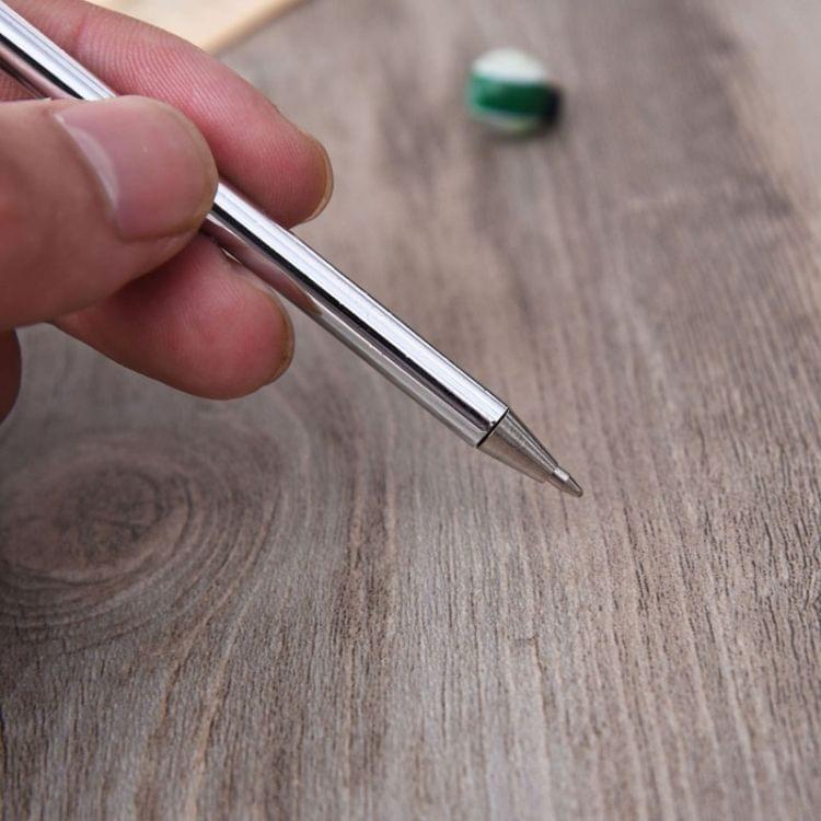 Ostrich Feather Quill Ballpoint Pen Wedding Gift Office School Signature Pen, Length:26cm(White)