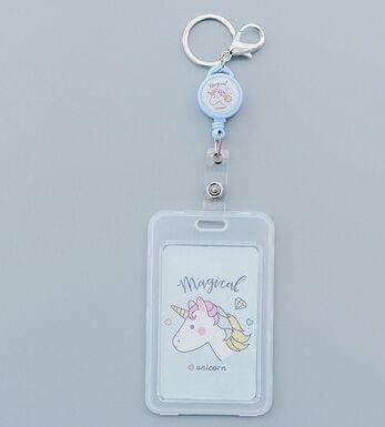 5 PCS Transparent ID Badge Case Card Holder(Many Dogs)