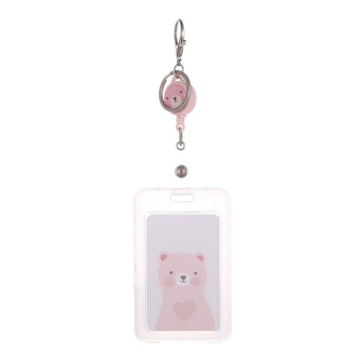 5 PCS Transparent ID Badge Case Card Holder(Many Dogs)