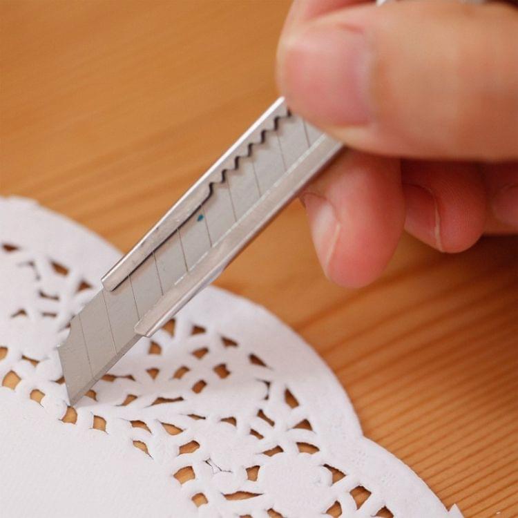 3 PCS Utility Knife DIY Art Cutter School Office Tools Paper Cutter(Silver)