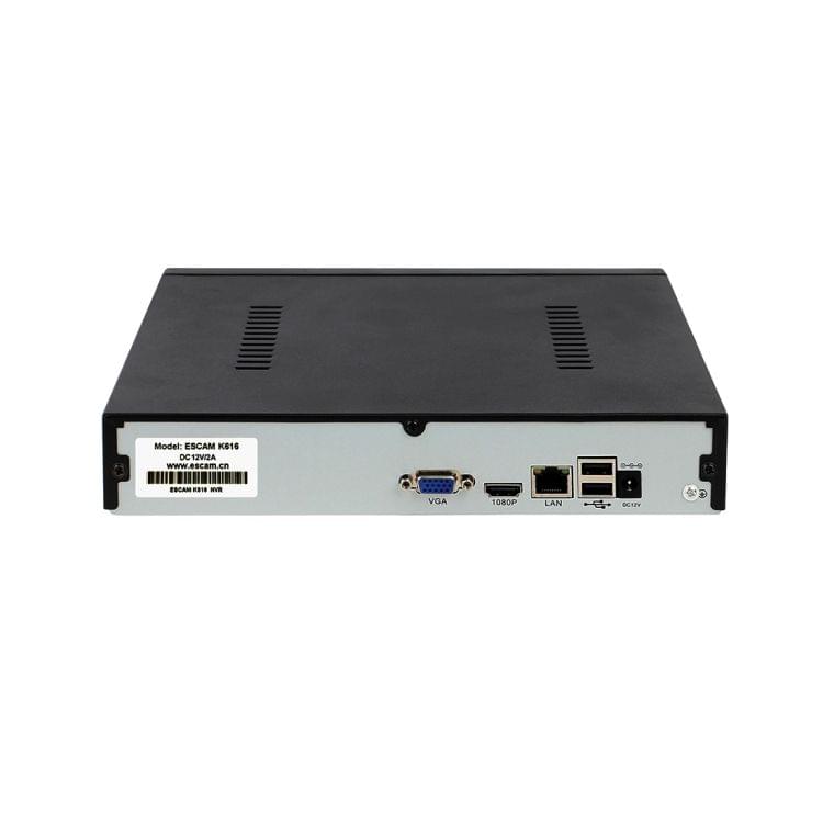 ESCAM MINI NVR K616 16CH Mini NVR Digital Video Recorder, Support VGA / HDMI / USB