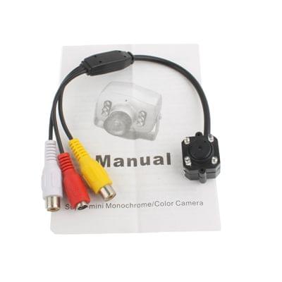 1/4 CMOS 4 LED Color 380TVL Mini Camera, Mini Pin Hole Lens Camera