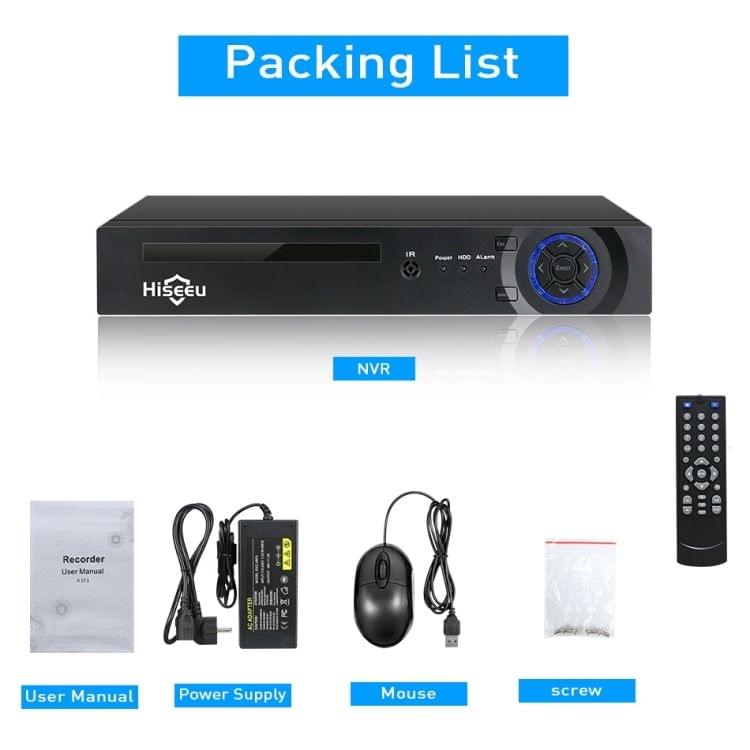 Hiseeu H.265 POENVR Recorder( N6008G5P)