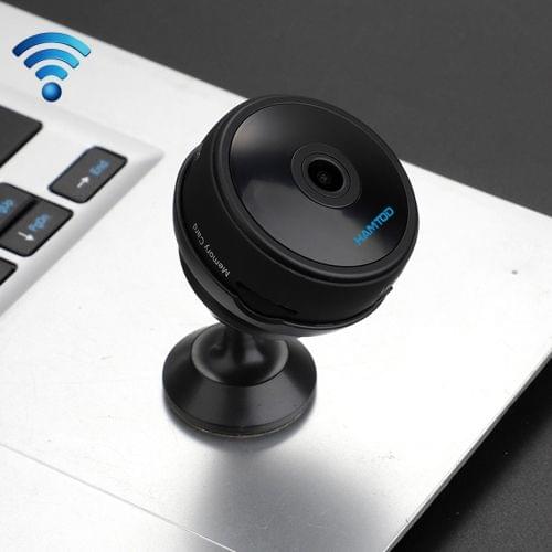 HAMTOD Q13 HD 1080P WiFi Control 150 Degrees Wide Angle Comparable Intelligent Camera, Support TF Card & Night Vision & Motion Detecting(Black)