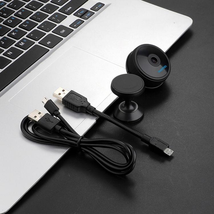 HAMTOD Q13 HD 1080P WiFi Control 150 Degrees Wide Angle Comparable Intelligent Camera, Support TF Card & Night Vision & Motion Detecting(Black)