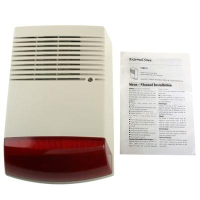 50W Outdoor High Power Wired Siren Flashlight