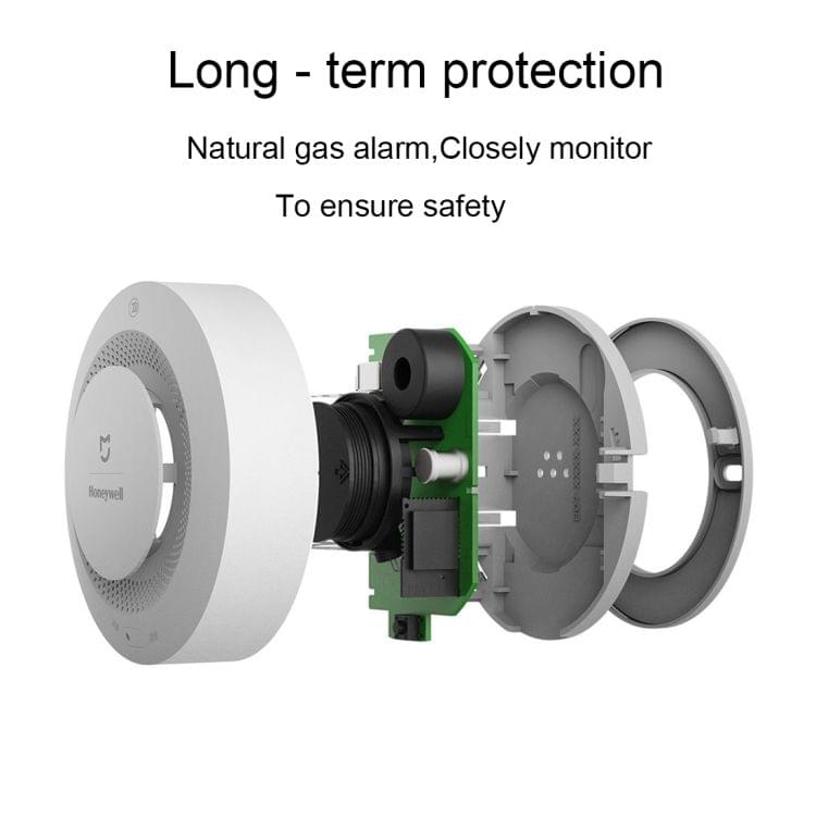 Original Xiaomi Mijia Honeywell Smart Fire Alarm Smoke Detector Alarm, Work with Multifunctional Gateway (CA1001) Mihome APP Control