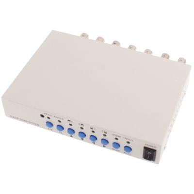 CCTV Color Quad Security Video 4 Channel Processor Divider(White)