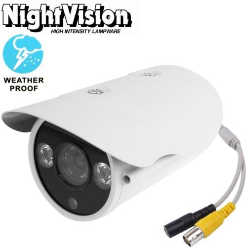 8mm Fixed Lens CMOS Array LED & Waterproof Color Box Video Camera, IR Distance: 30m