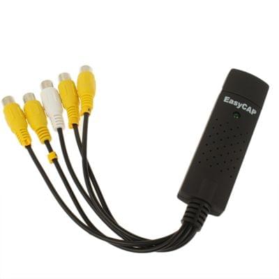 4 Channel USB 2.0 DVR Video Capture Surveillance System, Support Windows 7 System