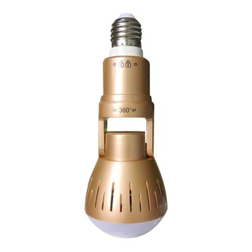 1.3 Megapixel Panoramic Universal Light Bulb Camera Mobile Phone Remote Installation Home Network HD Plug and Play V380 Monitoring