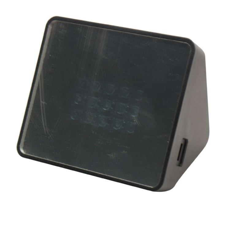 Home Security TV Deters Burglar Thief Prevention Device Built in LED Light, Support TF Card(Black)