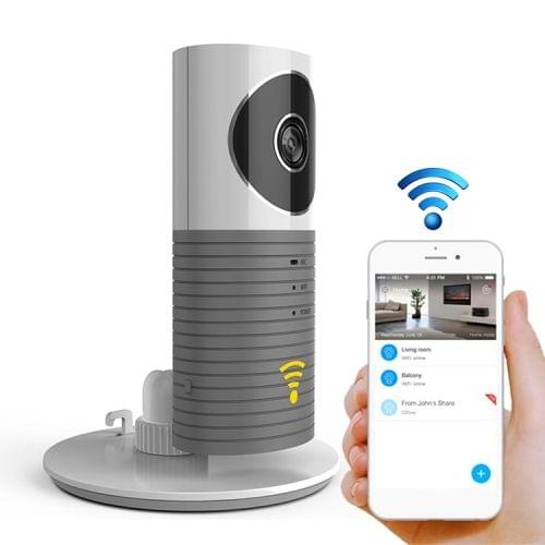 Automatically Enable Light Sensor Intelligent Home Wireless Wifi IP Camera, Support Video & Snapshot & Infrared Detect(Grey)