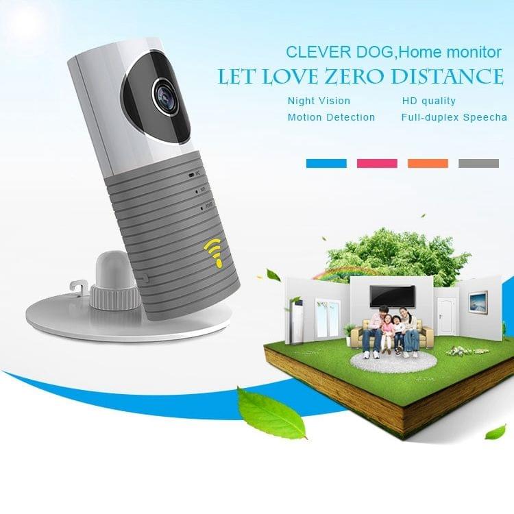 Automatically Enable Light Sensor Intelligent Home Wireless Wifi IP Camera, Support Video & Snapshot & Infrared Detect(Grey)