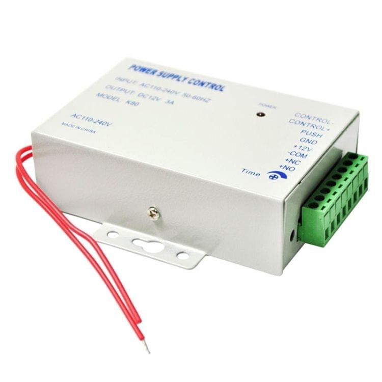 MJPT015 RFID Access Control System Kits + Magnetic Lock + 10 ID Keyfobs + Power Supply + Exit Button