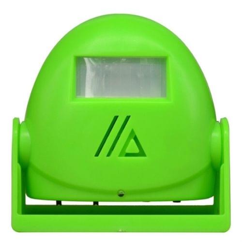Wireless Intelligent Doorbell Infrared Motion Sensor Voice Prompter Warning Door Bell Alarm(Green )