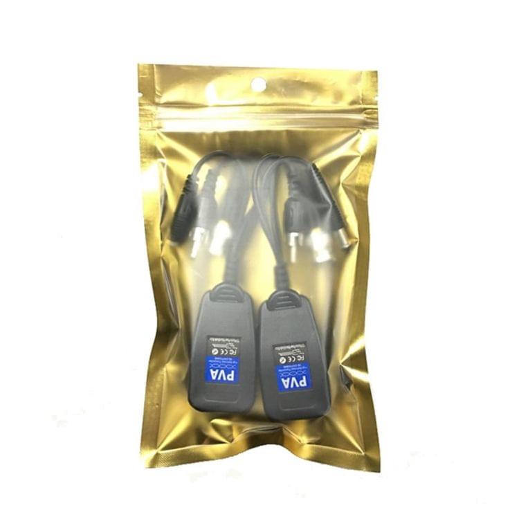2 PCS Anpwoo 205PVA 3 in 1 Power + Video + Audio Balun HD-CVI/AHD/CVI Passive Twisted Transceiver