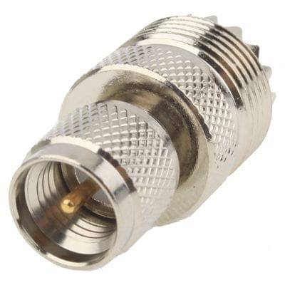 UHF Female to Mini UHF Male Connector