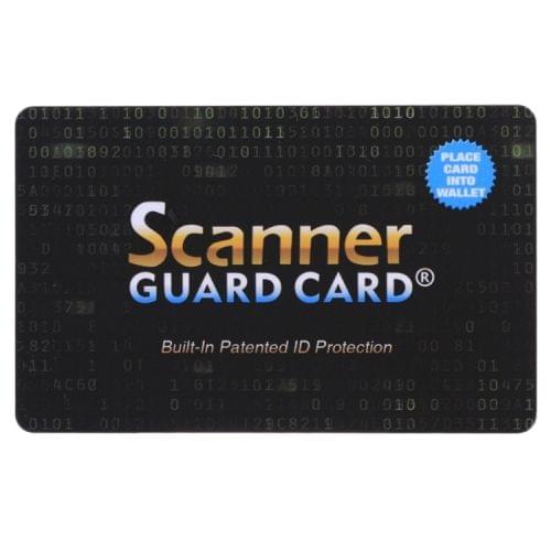 Scanner Guard Card RFID Blocking Card, Built-in Patented ID Protection