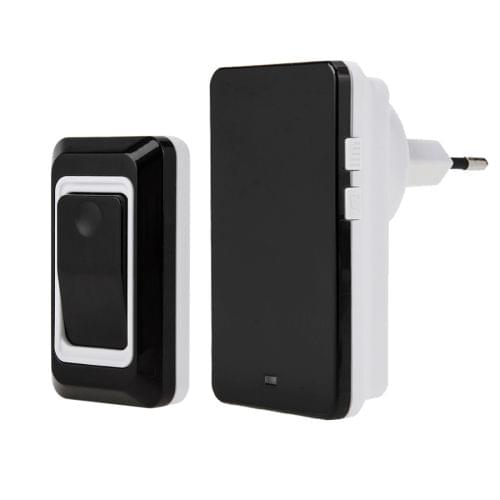 SAFUL K108 Waterproof Wireless Smart Doorbell, One Transmitter One Receiver, EU Plug