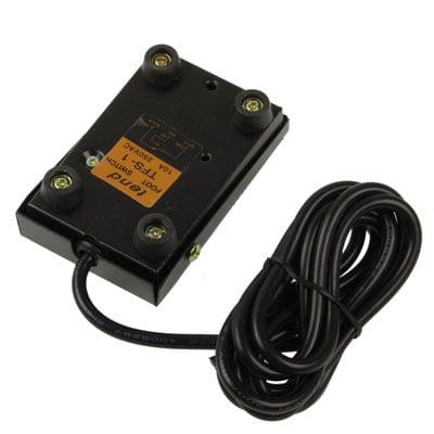 TFS-1 AC 250V 10A Anti-slip Plastic Case Foot Control Pedal Switch, Cable Length: 1m