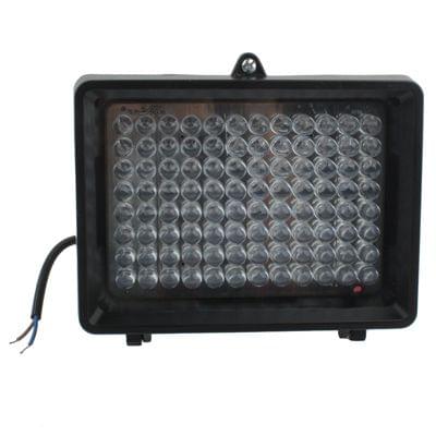 96 LED Auxiliary Light for CCD Camera, IR Distance: 100m (ZT-496WF) , Size: 13x16.8x11cm(Black)