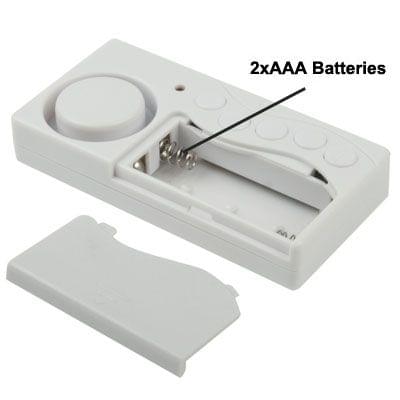 Secret Code Door Magnetic Sensor Anti-entry Security Alarm (KK-1255)(White)