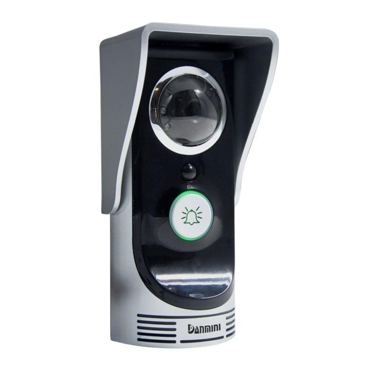 Waterproof WiFi Remote Video Intercom Doorbell with 1/3 inch 1.0MP Camera, Support iOS & Android APP, Waterproof Level: IP55(Silver)