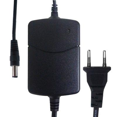 EU Plug AC Adapter 12V 1A for CCD Cameras, Output Tips: 5.5 x 2.1mm(Black)