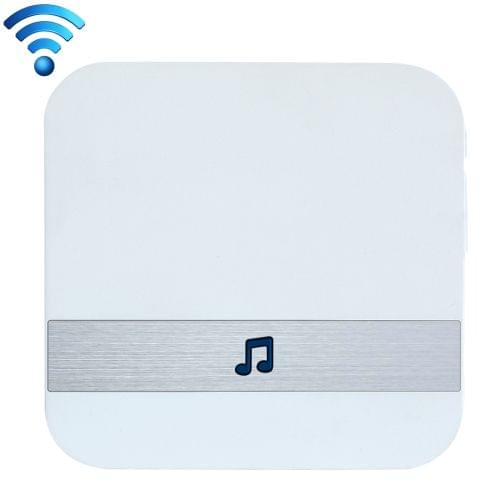 B10 52 Chimes 110dB Wireless WiFi Doorbell Receiver Low Power Consumption Home Door Tools, US Plug, AC 90-250V(White)