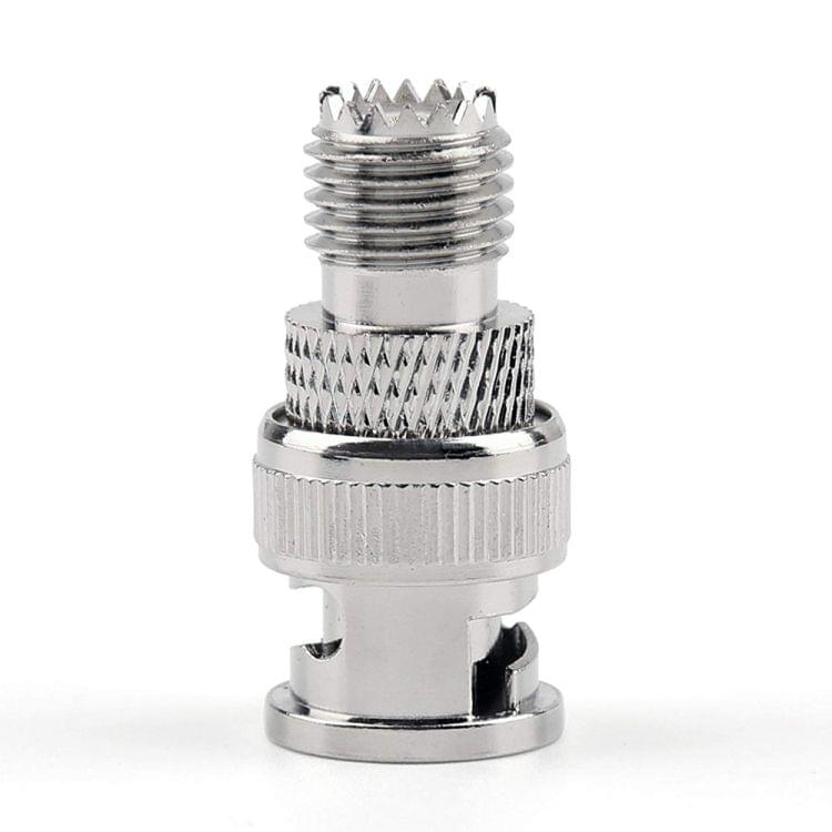 BNC Male + Mini UHF Female Connector RF Coaxial Adapter