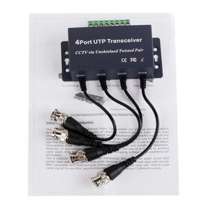 4 CH UTP Passive Balun Transceivers