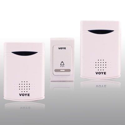Wireless Remote Control Chime Door Bell with Double-Receiver