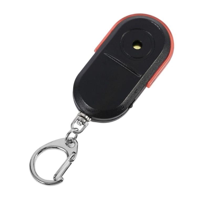 5 PCS Portable Anti-Lost Alarm Key Finder Wireless Whistle Sound LED Light Locator Finder(Red)