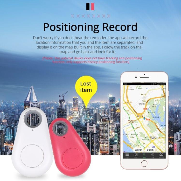 Keyfinder Wallet Dog Cat kids GPS locator anti lost keychain Smart Search Bluetooth Tracker Tag(Blue)