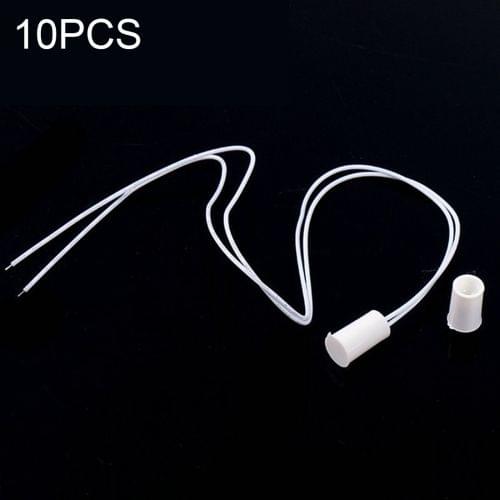 10 PCS Embedded NC Model Door Magnetic Sensor Switch