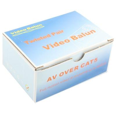 CCTV Via Twisted Pair Video Balun UTP Transceiver (LLT-204)(Silver)