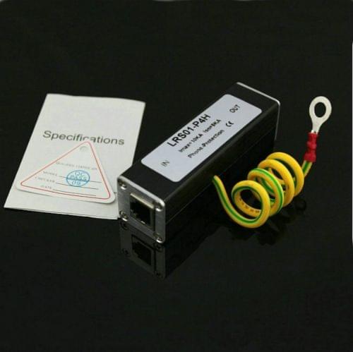 RJ11 Network Surge Protector Thunder Preventer Arrester Telephone Lightning Protection Device SPD Security Equipment
