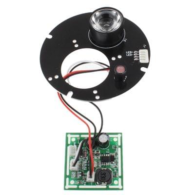 Array 1 LED Infrared Lamp Board for 8mm Lens CCD Camera, Infrared Angle: 60 Degree
