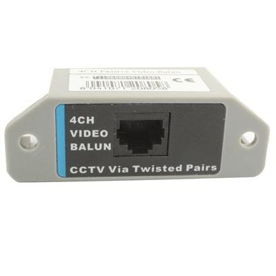 4 Channel Video ( BNC ) to UTP ( RJ45 ) Video Balun