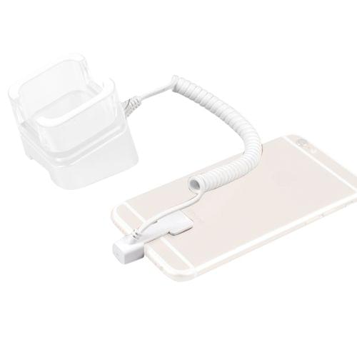 RJ11 to 8 Pin Anti-Theft Security Retractable Coiled Cable for iPhone Display Stand