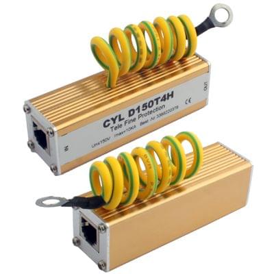 Sensitive Telecom Telephone Audio Signal Device Lightning Surge Protector Arrester