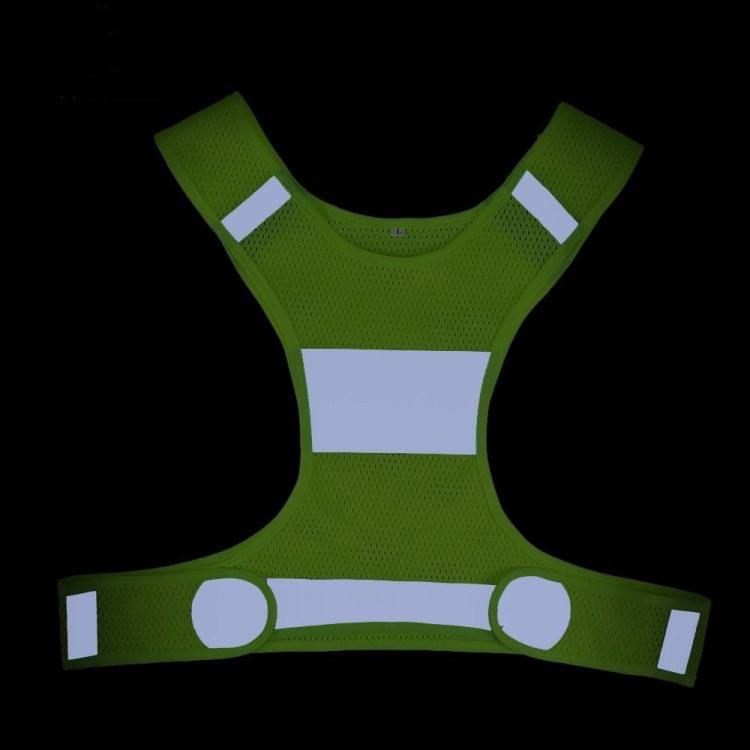 High Visibility Reflective Vest Unisex Outdoor Safety Vests Cycling Vest Men Working Night Running Sports Outdoor Clothes, Size:L(Waist 36.2-41.7in)(Orange)