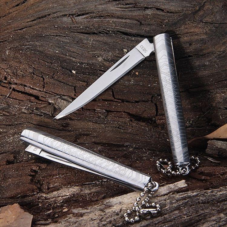 Multifunction Folding Knife Stainless Steel Craft Travel Portable Mini Knife