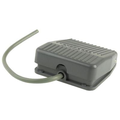 AC 250V 10A Textured Plastic Foot Treadle Switch (TFS-201)(Grey)