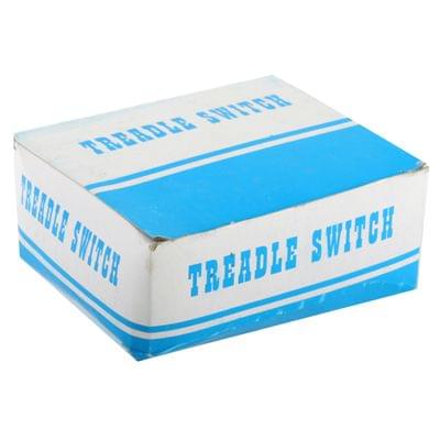 AC 250V 10A Textured Plastic Foot Treadle Switch (TFS-201)(Grey)