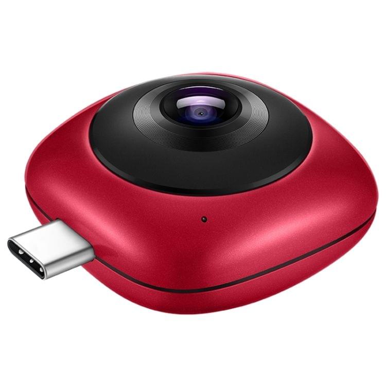 Huawei 210 Degree Wide Angle Dual 13 Megapixel Lens Panoramic Camera, Support 360 Degree Photo / Video, Asteroid / Crystal Ball / Fish Eye Effect, Social Sharing, Animation Production, VR Browsing(Red)