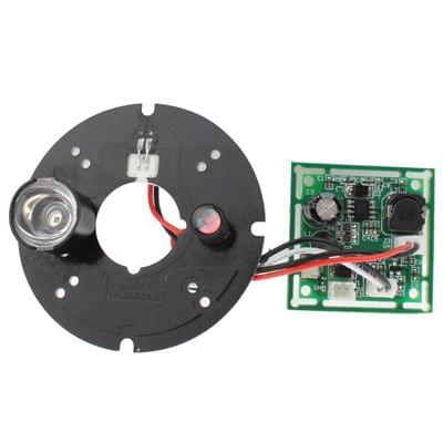 Array 1 LED Infrared Lamp Board for 4mm Lens CCD Camera, Infrared Angle: 60 Degree