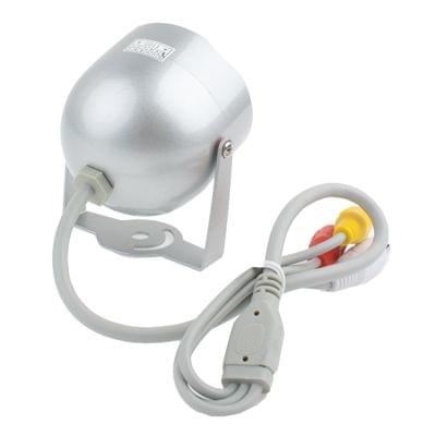 1/3 CMOS Color 380TVL 30 LED Mini Waterproof Camera(Silver)